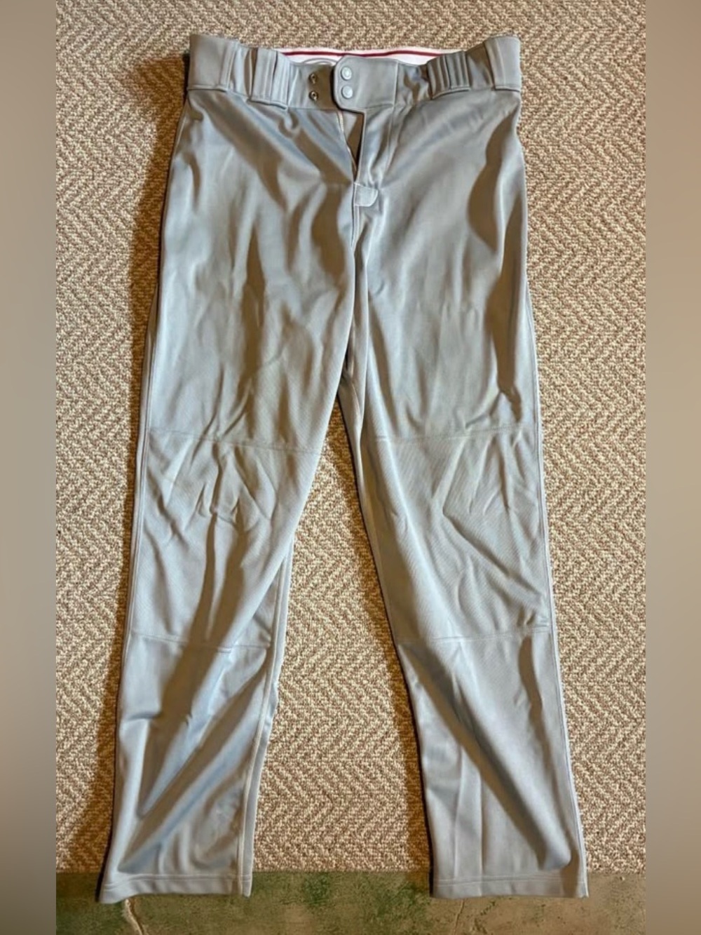Men's Gray Performance Baseball Pants
